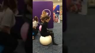 space hopper race challenge with cartoon sound effects