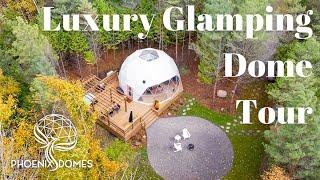 Geodome Glamping Tour @ Birchwood Luxury Camping!