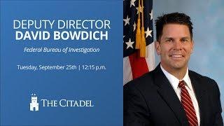 Deputy Director David Bowdich | 2018 Intelligence and Cyber Security Conference