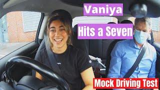 Vaniya Takes Her first UK Mock Driving Test in 2021