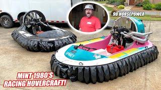 Surprising Mike Finnegan With a High Speed 1980’s Racing Hovercraft!!!