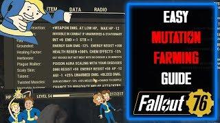 Fallout 76 - EASY Mutation Farming Guide (without exploit or glitch)