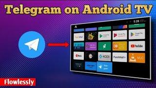 How to use Telegram in Android TV| Android TV me Telegram kaise chalaye #telegram #androidTv