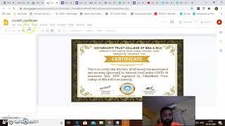 How to send free certificate using google form, when quiz is over certify'em Guite | Ronak Panchal