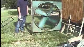 troy hughes big exhaust fan he restored