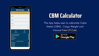 CBM Calculator | Cubic Meter Calculator