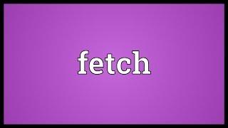 Fetch Meaning