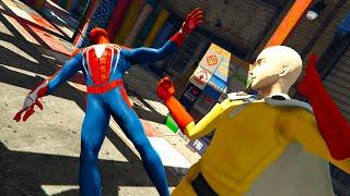 GTA V - Best Extreme Ragdolls And Fails V.25 (Saitama Punches Superheroes)