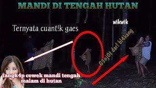 Saat explore di Hutan bertemu cewek sedang mandi ap4 yang di lakukan cewek ini im4nku gak kuat