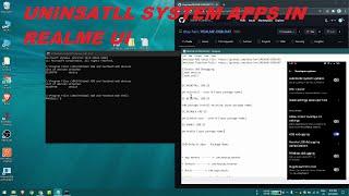 how to uninstall system apps in realme. debloat realme ui simple process to oxygen os