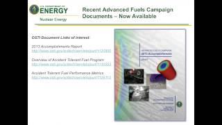 FC-2: Advanced Fuels & IRP-FC-1: Evaluation of Fuels and Systems with Enhanced Accident Tolerance
