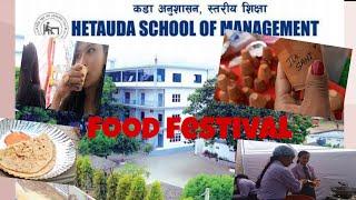 Food festival at HSM college | Hetauda school of management and social sciences| Mumma and Yuli