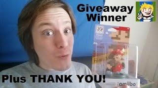 Giveaway Winner and THANK YOU!!!