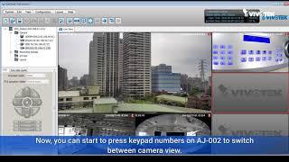How to switch between cameras on VAST when using AJ 002 Joystick