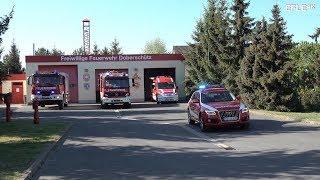 [Sirenenalarm + Inside View] Einsatzübung Feuerwehr Doberschütz zum Floriansfest