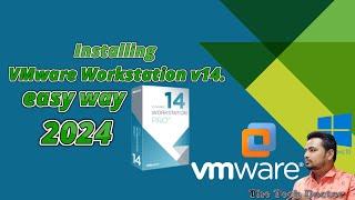 Install VMware Workstation 14 pro on Windows 10  in easy way (2024)#windows #technology #viralvideo