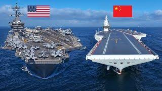 America's Most Powerful CARRIER vs China's NEW Fujian: Full Breakdown!