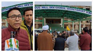 Caravan for Ladakh's Democratic Restoration Flagged Off by MP Haji Hanifa Jann