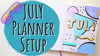 July Planner Setup | Bullet Journal Monthly & Weekly Setup | Plan With Me