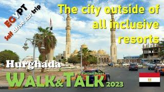 EGYPT #18 MUST-SEE WalkingTOUR of HURGHADA with MARINA and FISH MARKET