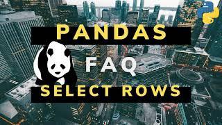 How to select DataFrame rows based on column values