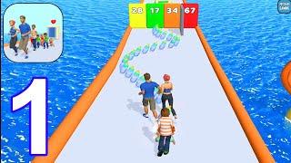 Family Run 3D ‍‍‍ - Gameplay Walkthrough Part 1 All Levels 1-10 Max Level (Android, iOS)