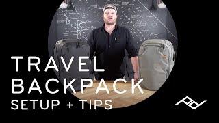 Peak Design Travel Backpack 45L: Setup + Tips