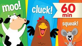 Animal Sounds Songs + More | Nursery Rhymes for Preschool | Super Simple Songs
