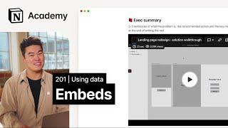 Using embeds for more dynamic documentation