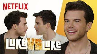Luke Newton vs. Luke Thompson in Bridgerton Trivia | ﻿Netflix