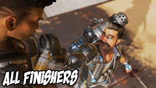 All Apex Legends Finishers in 1st Person & 3rd Person! Season 8! FUSE!