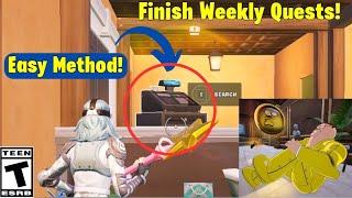 How to: Help Search Cash Registers or Safes | Weekly Fortnite Quests Complete Guide ⭐