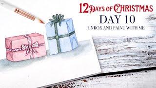 Day 10! 12 Days Of Christmas Unboxing & Paint With Me!