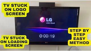 How to Fix Smart TV Stuck on Logo Screen - Samsung, Sony, LG TVs | 100% worked | Proven Methods