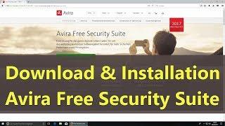 Avira Free Security Suite (2017) - Download & Installation