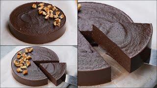 2 Ingredients Mousse Cake Recipe | Chocolate Apple Mousse Cake | Viral Apple Chocolate Mousse Cake