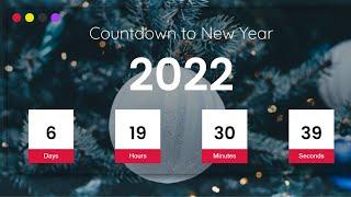 Happy Holidays! Javascript New Year Countdown Timer || Full Tutorial