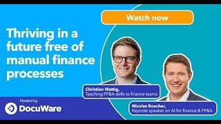 How to thrive in a future free of manual finance processes