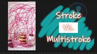 STROKE Vs. Multistroke. Paint Node. DaVinci Resolve Fusion