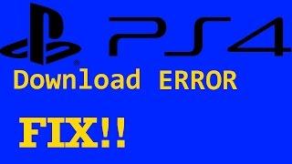 How to fix "Cannot Download" Error on PS4