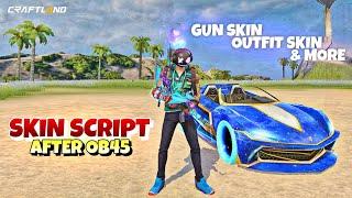 Make Evogun, Outfit & more Skin Script in Craftland | Freefire SacSo