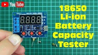 How to make lithium ion battery capacity tester