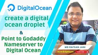 How to Setup DNS from GoDaddy to DigitalOcean DNS and to create a digital ocean droplet