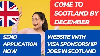 Relocate to Scotland by December| Website will give you a Visa Sponsorship in No time| Apply Now