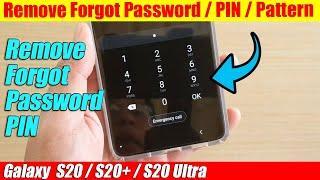 Galaxy S20/S20+: How to Remove Forgot Password / PIN / Pattern Lock