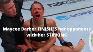 Maycee Barber FINISHES her opponents with her STRIKING