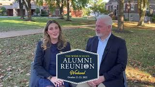 2022 Alumni Reunion Weekend set for Oct. 21-22