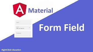 Angular Material Form Field | Angular Material Tutorial 12