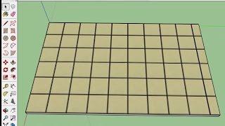 HOW TO MAKE TILES & GROVE IN SKETCHUP 3 EASY WAYS