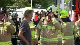 Breitenwang: FASSADENBRAND BEI GROSSBAUSTELLE (04.06.2022)